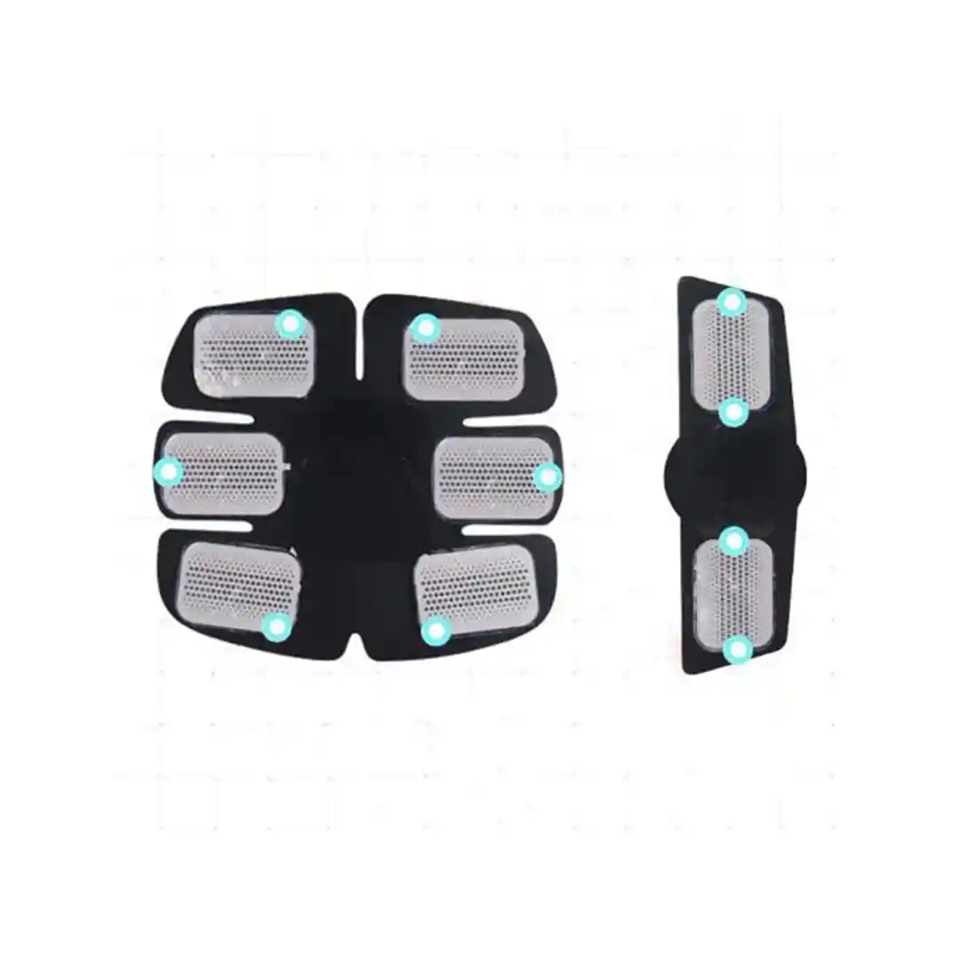 Jukkre Smart Fitness Series 5 in 1 Abdominal Toning Belt Muscle Body Fitness Training Slimming Machine Gym Workout Home Fitness Apparatus for Men Women (Black)