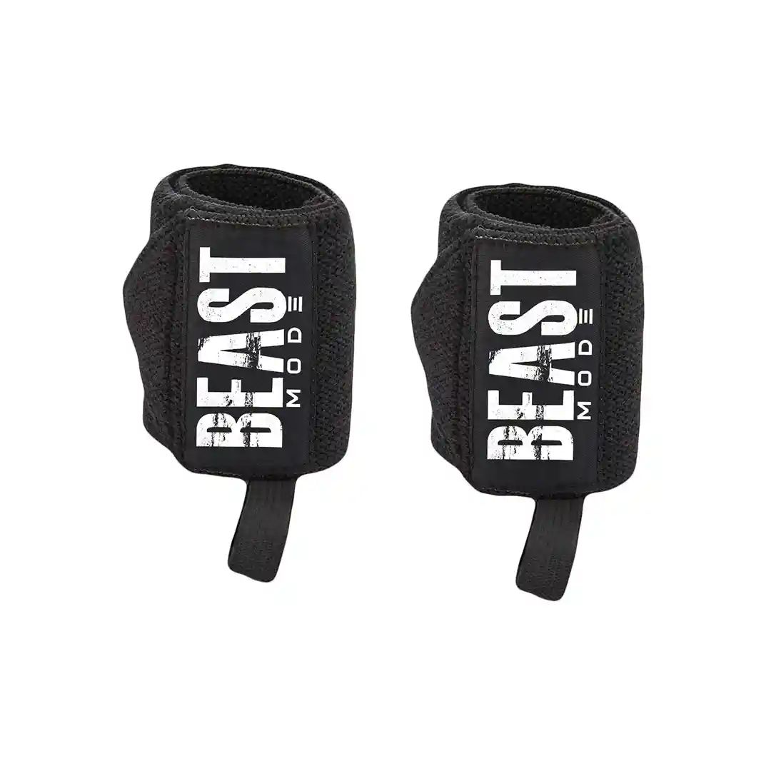 STEIGEN Fitness Beast Mode Exercise Wrist Wrap Bands, Wrist Support for Gym, Gym Gloves, Wrist Band for Men Gym