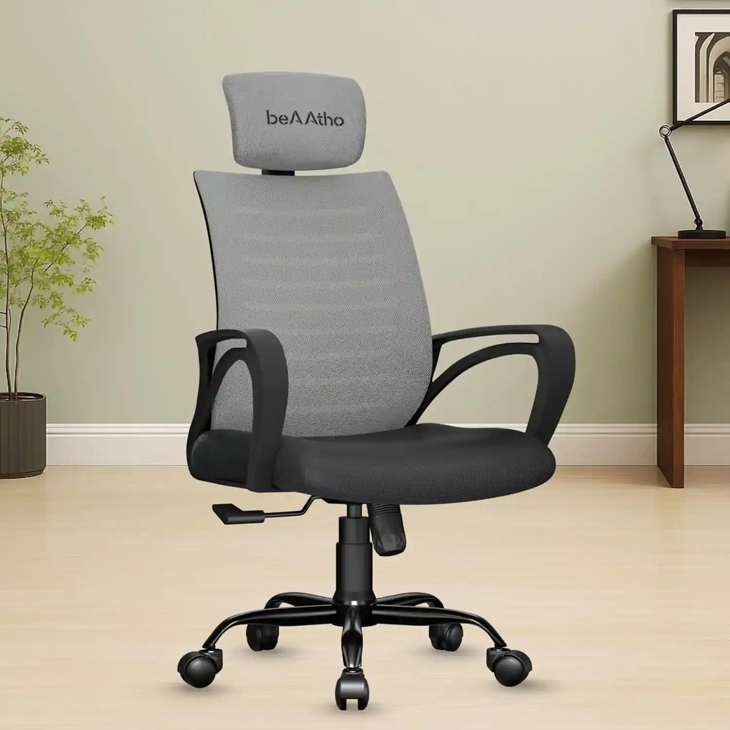 Click to see full view 3 VIDEOS 2+ Ask Rufus What colour options are there? Does it have adjustable armrests? Can the seat height be adjusted? Ask something else beAAtho® Verona Mesh Mid-Back Ergonomic Desk Office Chair with Tilting Mechanis