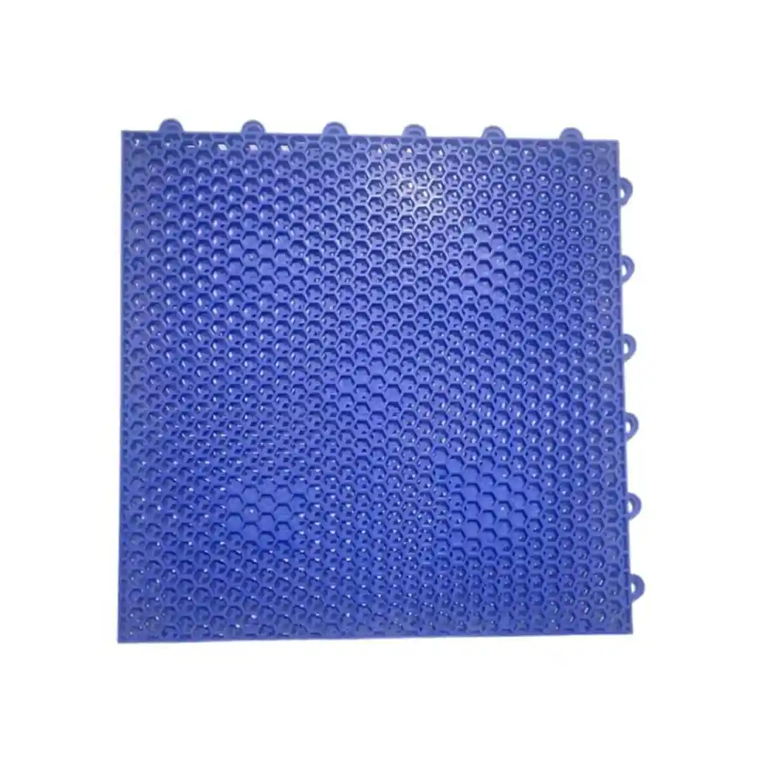 Interlocking PP Tiles, Outdoor Sports Tile Flooring ( Blue)