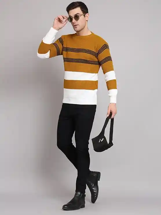 Men’s Half-Zip Fleece Sweatshirt | Stylish, Breathable,Quarter-Zip Pullover Full Sleeve Winter Wear (in, Alpha, L, Beige)